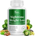 DR VITAMIN SOLUTIONS Suplementos de queimador de gordura noturno - Supressores de apetite para perda de peso - Queimador de gordura noturno para mulheres e homens que apoiam o sono e relaxamento - comprimidos de perda de peso - 60 cápsulas