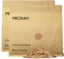 ProMix Nutrition Whey Protein Powder, Peanut Butter - Grama-Fed & 100% Todos Natural - - Pós treino Fitness & Nutrition Shakes, Smoothies, Cozinhar & Receitas - 5 Libras (Pacote de 2)