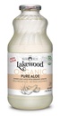 Folha interna de Aloe puro orgânico Lakewood, fresco prensado, 32 Fl Oz, pacote de 6