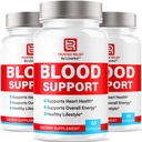 (3 Pack) Trusted Relief Blood Support Cápsulas - Oficial Trusted Relief Blood Support Pills Vitamina, Natural Trusted Relief Advanced Premium Formula Wellness & Overal Health, 90 Cápsulas para 3 meses