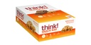Pensa! Barras de proteína com raiz de chicória para fibra, caramelo salgado, snack bars sem adoçantes artificiais, 1,4 Oz, 10 Ct