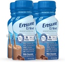 Certifique-se de Shake Replacement Enlive, 20g de proteína, 350 calorias, Shake Protein Nutrition avançado, Chocolate Leite, 8 Fl Oz (Pacote de 4)