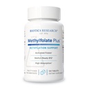 Biotics Research METHYLFOLATE PlusTM Metilfolato, Folato Bioativo + B12, Suporta Saúde Cardiovascular, Desenvolvimento Fetal, Saúde Nervo, Suporte de Metilação, Níveis de Homocisteína. Comprimidos