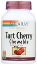 Extrato de fruta de cereja de torta de potência garantida SOLARAY, mastigável, cereja (Btl-Plastic) 500mg