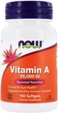 AGORA Alimentos - Vitamina A 25000 UI - 100 Softgels