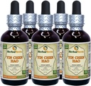 Yin Chen Hao (Artemisia Capillaris) Tintura, Extrato Líquido de Ervas Secas Orgânicas (Nome da marca: HerbalTerra, Proudly Made in USA) 5x2 fl.oz (5x60 ml)