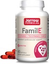 Jarrow Fórmulas Famil-E - Promove a saúde do coração e cardiovascular - contém todos os oito membros da família Vitamina E - rico em gama tocoferol & tocotrienols - 60 Softgels