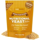 Flocos de Levedura Nutricional Não Fortificados, Alimentos inteiros base protein powder, Vegan, Gluten Free, Vitaminas B, Beta-glucanos, e todos os 18 aminoácidos (24 oz.)