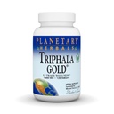 Herbais planetários Triphala Gold 1000mg Força extra Ayurvedic - 120 Comprimidos