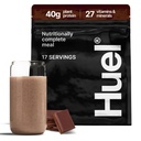 Huel Black Edition □ Chocolate 40g Vegan Protein Powder □ Nutricionalmente Complete Refeição □ 27 Vitaminas e Minerais, Glúten Livre □ 17 Servimentos