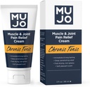Mújoo Tônico Crônico e Creme de alívio da dor articular - Ingredientes Orgânicos Fast-Acting, Long-Lasting - Penetração Profunda para Artrite/Sprains - 3 fl oz