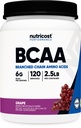 Nutricost BCAA Pó (Uva, 120 Servings) - Gluten Free, Non-GMO, Vegetarian, Optimal 2:1:1 Ratio
