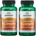 Swanson Ativado B-Complexo - Alta Potência e Biodisponibilidade (60 Cápsulas Veggie) (2 Embalagem)