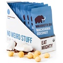 Mamute Bar Macadamia Coconut Bar - 10 Bares de Proteína Orgânica – Alta Fibra • Paleo • Gluten Free • Ovo Protein • GMO Free • Raw • Nozes Premium • Prebiótico