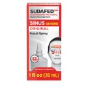 Spray nasal sudafed Sinus Severo Original, 12 horas Descongestionante Pulverização nasal para alívio de congestionamento rápido e poderoso devido a resfriados ou alergias, HCl de oximetazolina .05% Spray nasal, 1 fl. oz