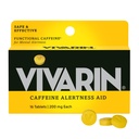 Vivarin, Pílulas de cafeína, 200mg de cafeína por dose, Ajuda com segurança e eficácia a ficar acordado, Sem açúcar, calorias ou ingredientes ocultos, Suplemento de energia, 16 comprimidos