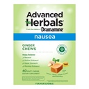 de The Makers of Dramamine, Advanced Herbals, Ginger Chews, Náusea Alivio Soft Chews Lemon-Honey-Ginger, 40 Conde