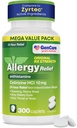 GenCare - Cetirizine HCL 10 mg (300 Caplets) - comprimidos de alívio de alergia 24 horas - medicamentos genéricos de alergia OTC - anti-histamínicos para espirros, nariz runny & comichão olhos - genérico Zyrtc