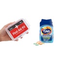 Kit de primeiros socorros DMI 76-Piece e TUMS 12 Count Smoothies Força extra 750mg Carbonato de cálcio Antiácido Mastigável Tablets Bundle