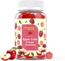 Pastilhas de vinagre de sidra de maçã 1000mg, suplemento ACV para detox e limpeza, açúcar livre e não-GMO - 60 chicletes