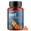 Bloqueador DHT para homens com serra Palmetto & Biotina, Fórmula de Crescimento do Cabelo em Cápsulas Líquidas, Suplementos de Perda de Cabelo, Vitaminas de Recrescimento de Cabelo, Misturas Proprietários de Ervas - 90 Cápsulas (1 garrafa)