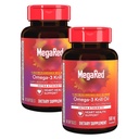 MegaRed força extra 500mg Omega-3 Krill suplemento de óleo com EPA / DHA, Nenhum sabor de peixe suporta a saúde do coração, 80 Count Softgels (2 Pack)