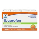 Quality Choice Ibuprofen Comprimidos, 200 mg, analgésico e redutor de febre para artrite, dor de dentes, dor nas costas, dor de cabeça, dores no corpo, e mais 100 contagem de comprimidos revestidos