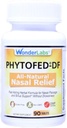 Wonder Laboratories Phytofed-DF All-Natural Nasal Alief and Descongestionant, 90 Comprimidos