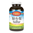 Carlson - M-S-M Enxofre, 1000 mg - Biodisponibilidade Superior, Função Conjunta, Suporte de Tecido Conectivo e Pele Saudável, 300 Cápsulas Vegetarianas