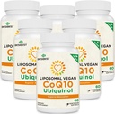 1000mg CoQ10 lipossomal Ubiquinol, 360 Vegan Softgels, Alta absorção Ubiquinol CoQ10 Suplemento, Forma antioxidante ativa de coenzima Q10 para função cardíaca e produção de energia