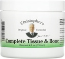 Fórmulas originais de Christopher Tecido Completo & Pomada Óssea, Tópico Herbal para Músculo & Apoio Conjunto, 4 fl oz