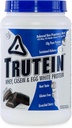 Nutrição corporal Trutein Alto pó de proteína: 45% Whey, 45% Casein, 10% Egg White Protein Shake Mix, Gluten-Free, Low Sodium, Low Carb Protein Supplement Powder for Men & Women, Chocolate, 2lb