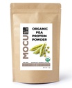 Certified Organic US Grown Pea Protein I 80% I Lote testado para metais pesados I 1 LBS I embalado diariamente