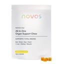 Novos Vital Nutritional Supplement Chews for Organ Liver, Brain, Eyes, Heart, Gut Support - Nattokinase, Lutein, Inulin, Rutin, Tropical Sabor (120 Count)