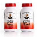 Christopher's Fórmulas originais Lower Bowel Cleanse Fórmula Cápsulas - Herbal Laxative Colon Cleanse and Gut Cleanse 100 ct. - Pack of 2