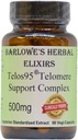 Barlowe's Herbal Elixirs Telos95® Telomere Complexo de suporte de saúde celular avançada & Longevidade Fórmula 500mg com extrato de Astragalus
