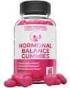 Atlantis Nutrition Hormonal Balance for Women & PMS Relief Gummies - Alivia Cães, Bloating, Mood Swings, Hot Flashes & Night Sweats - Cranberry, Dong Quai & Chasteberry Menstrual Cramp Relief