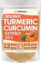 XPRS Nutra Organic Curcumin Powder Extract 10:1 - Premium USDA Organic Curcumin Powder for Immunity - Vegan Friendly Pure Curcumin for Gut Health (1 Ounce)