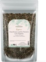 Starwest Botanicals Organic Hawthorn Folhas e Flores - Erva de folha solta seca para chá, Apoio ao bem-estar natural para mulheres e homens, Corte & peneirado, Kosher certificado, Não-GMO - 4 oz Pouch