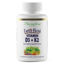Paradise Herbs Terra Mistura Vitamina D3 + K2, Superalimentos Base de Probióticos e Verdes Alcalinizantes Orgânicos, Vegetais e Berries, 90 Cápsulas Vegetarianas