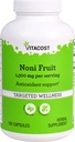 Vitacost Noni Fruit -- 1.300 mg por porção - 180 Cápsulas
