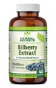 Herbal Secrets Bilberry Extract 300 Mg □ 4:1 Extract (3600 mg Equivalente) □ Veggie Cápsulas □ Não-GMO □ Gluten-Free □ Made in USA (120 Count)