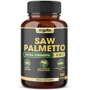 8in1 Saw Palmetto Prostate Support Supplement with Ashwagandha, Açafrão, Ginger, Folha de Nettle, Holy Basil & More - 120 Cápsulas Vegan para 2 meses
