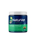 NaturVet Advanced Probióticos & Enzimas, PB6 Mastigação macia do cão para ajudar estômagos sensíveis e questões digestivas, Hickory fumado Bacon Flavored Pet Suplemento para cães ao longo de 6 semanas, 120 Contagem Jar