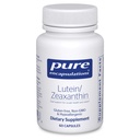 Encapsulamentos puros Lutein & Zeaxanthin - Suporta Visão geral* - Mantém Pigmento Macular e Saúde dos Olhos* - Suporte antioxidante* - Vegan-Amigo & Não-GMO - 60 Cápsulas