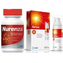 Pacote de alívio de neuropatia completa Ciências Vita: Nurenza Suplemento 40x mais forte R-ALA Fórmula e Nervex Neuropatia Creme com Capsaicina - Seu caminho para o rejuvenescimento de nervos