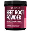 Pó de raiz de beterraba orgânica com vitamina B12 & Coryceps - Suplemento de óxido nítrico - Beetroot Powder for Energy & Post Workout Recovery - Misture com água ou smoothies, Cherry Berry Sabor - 30 Servings