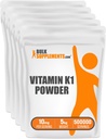 BulkSuplements.com Vitamina K1 em pó - Suplemento de vitamina K1 para suporte de saúde óssea e cardíaca - Gluten Free, 10mg por serviço, 1kg (2,2 lbs) (Pack of 1)
