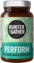 Hunter & Recolher Nariz para a cauda - 90 Executar cápsulas Selvagens, Feitas de grama Cordeiro Islandês Suplementos Inspirados Ancestrales