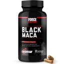 Force Factor Black Maca Root Vitality Supplement for Men with Superior Absorção e Poder, Natural Maca Negra Extract, Fundamentals Series, 1000mg, 60 Cápsulas